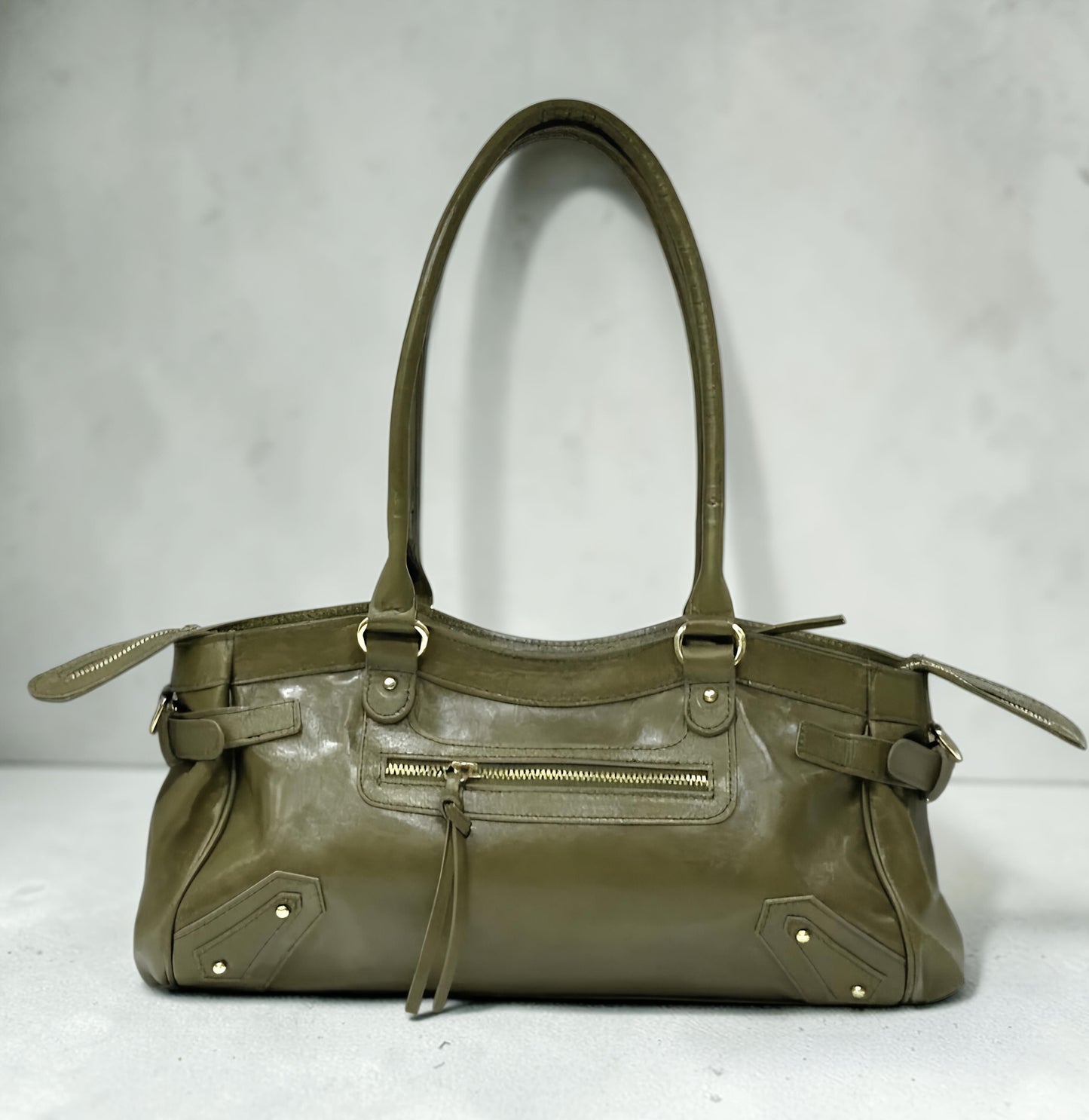 " Eloisa " Borsa a Spalla in Vera Pelle " Savage "