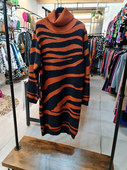 MAXI PULL/ABITINO "ZEBRA "