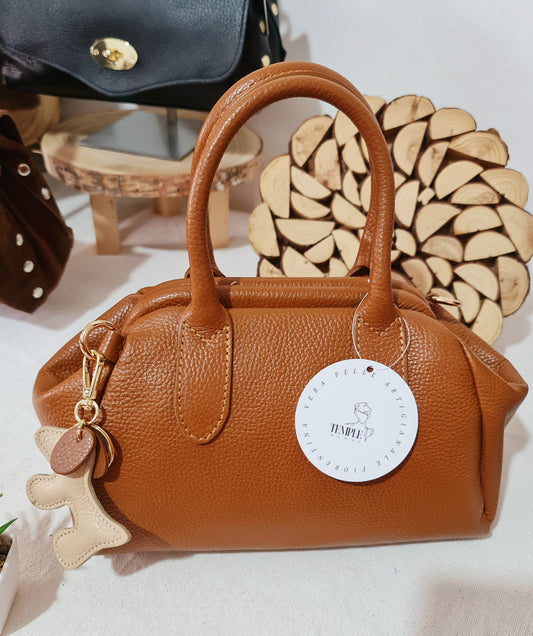 BAULETTO APERTURA A SCATTO IN PELLE DOLLARO " MOIRA "
