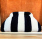 " MIA WINTER " Borsa Clutch Invernale a Righe in Tessuto Soft – Edizione Limitata