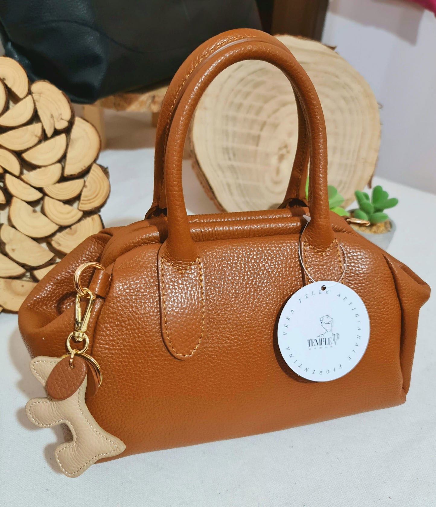 BAULETTO APERTURA A SCATTO IN PELLE DOLLARO " MOIRA "