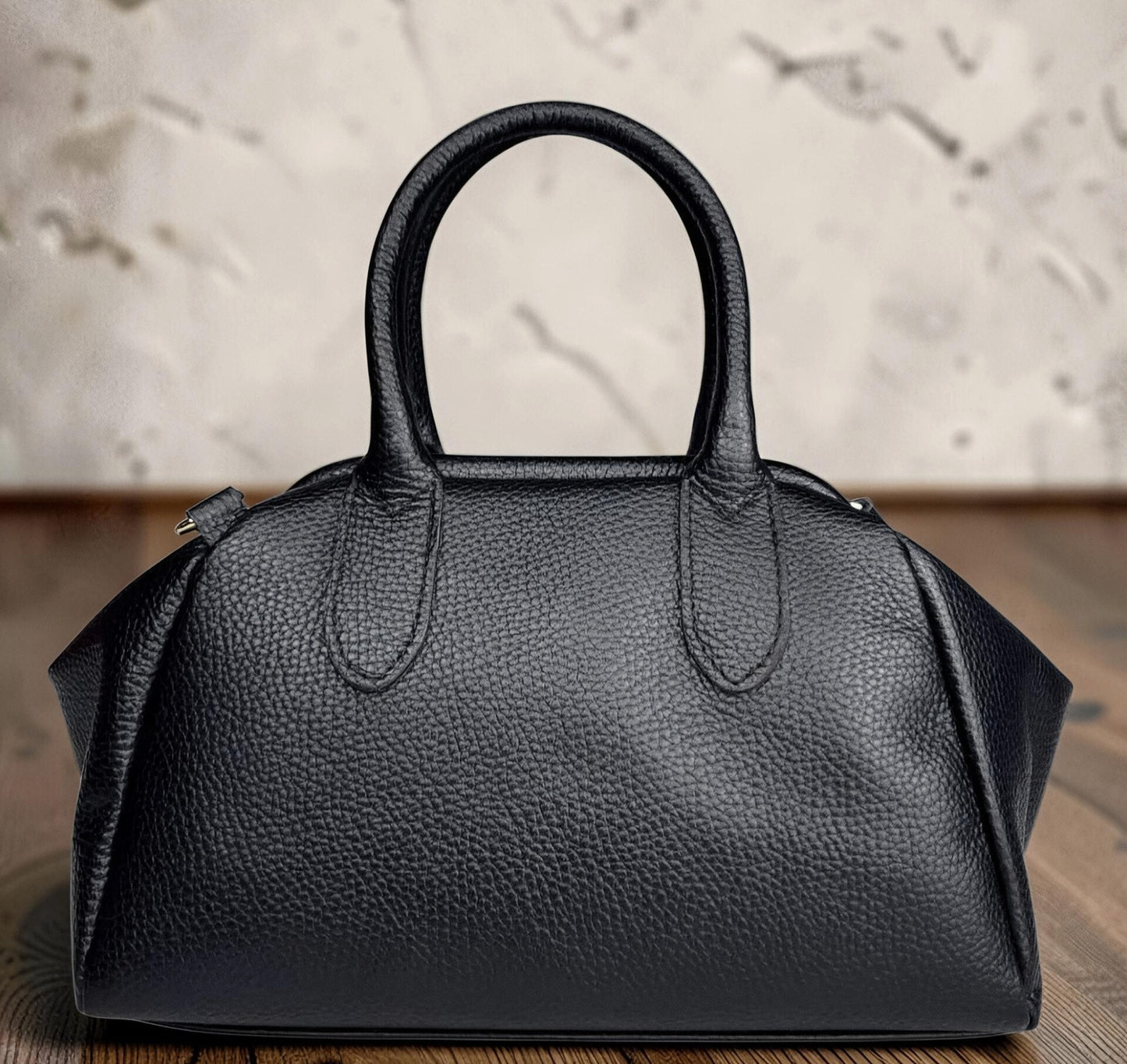 BAULETTO APERTURA A SCATTO IN PELLE DOLLARO " MOIRA "
