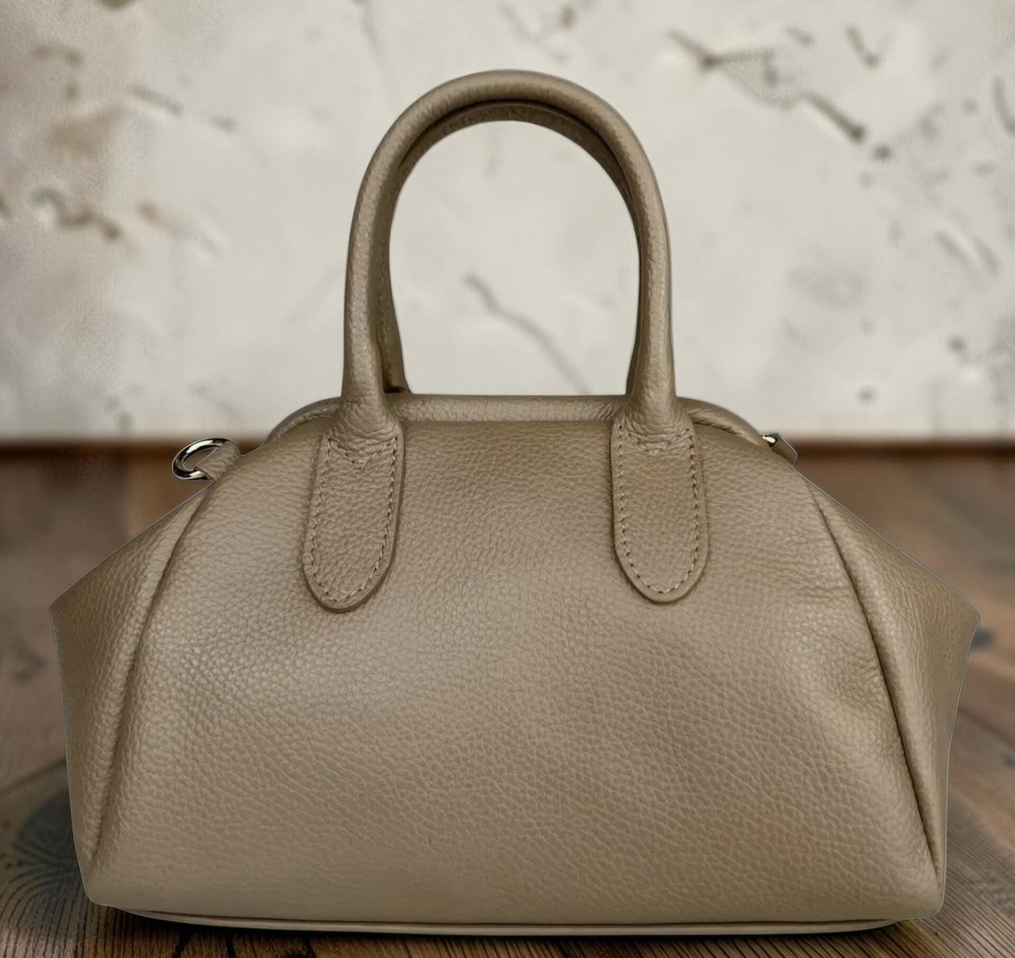 BAULETTO APERTURA A SCATTO IN PELLE DOLLARO " MOIRA "