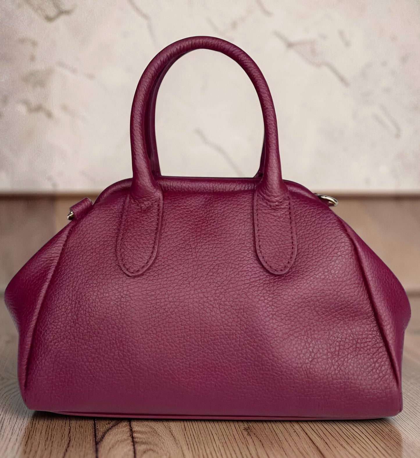 BAULETTO APERTURA A SCATTO IN PELLE DOLLARO " MOIRA "