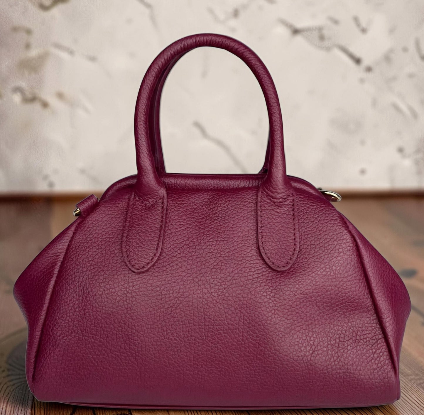 BAULETTO APERTURA A SCATTO IN PELLE DOLLARO " MOIRA "
