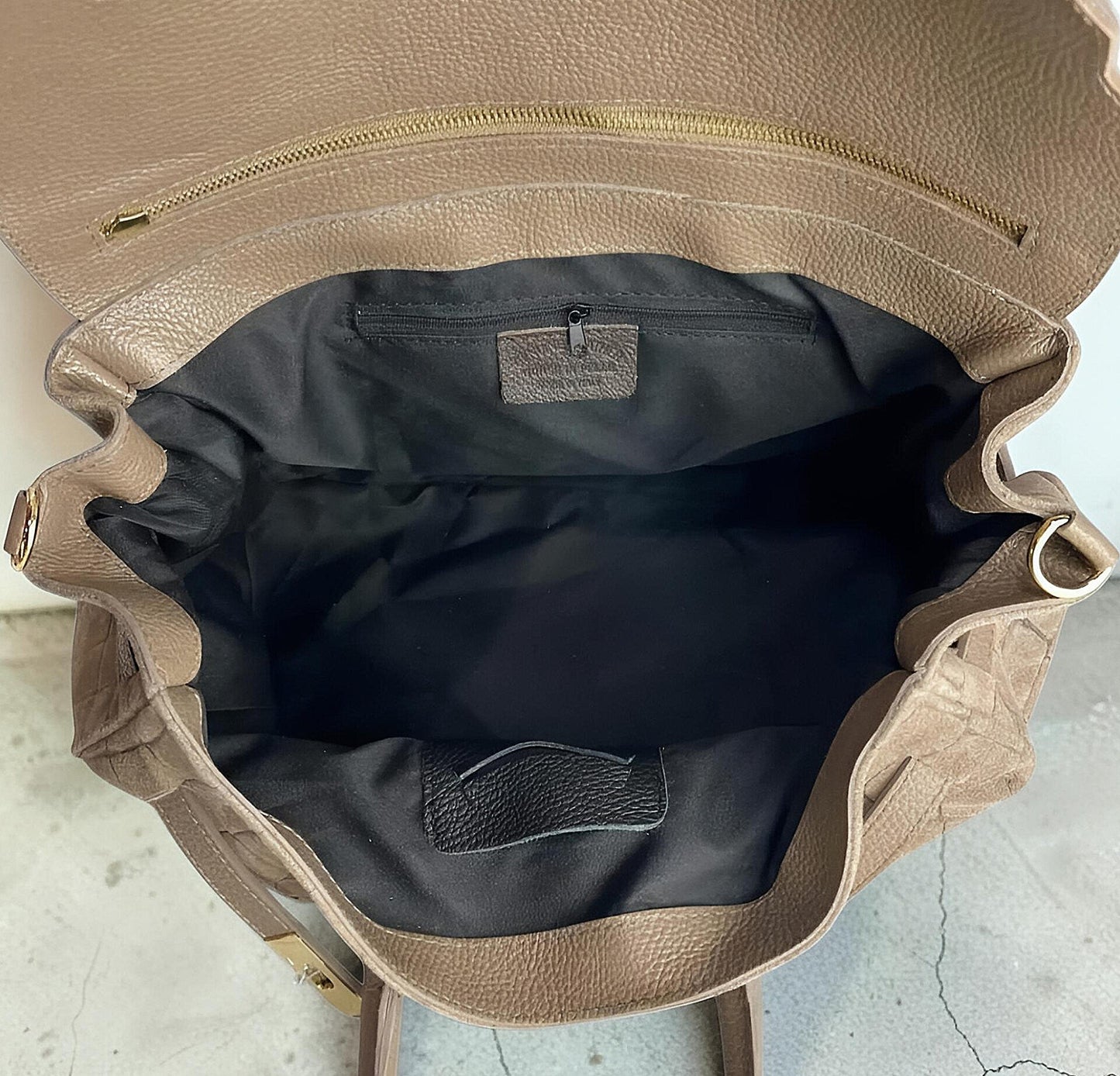 Borsa a Mano e Tracolla "Grace" in Vera Pelle Nabuk Stampa Crocco 3D e Dollaro