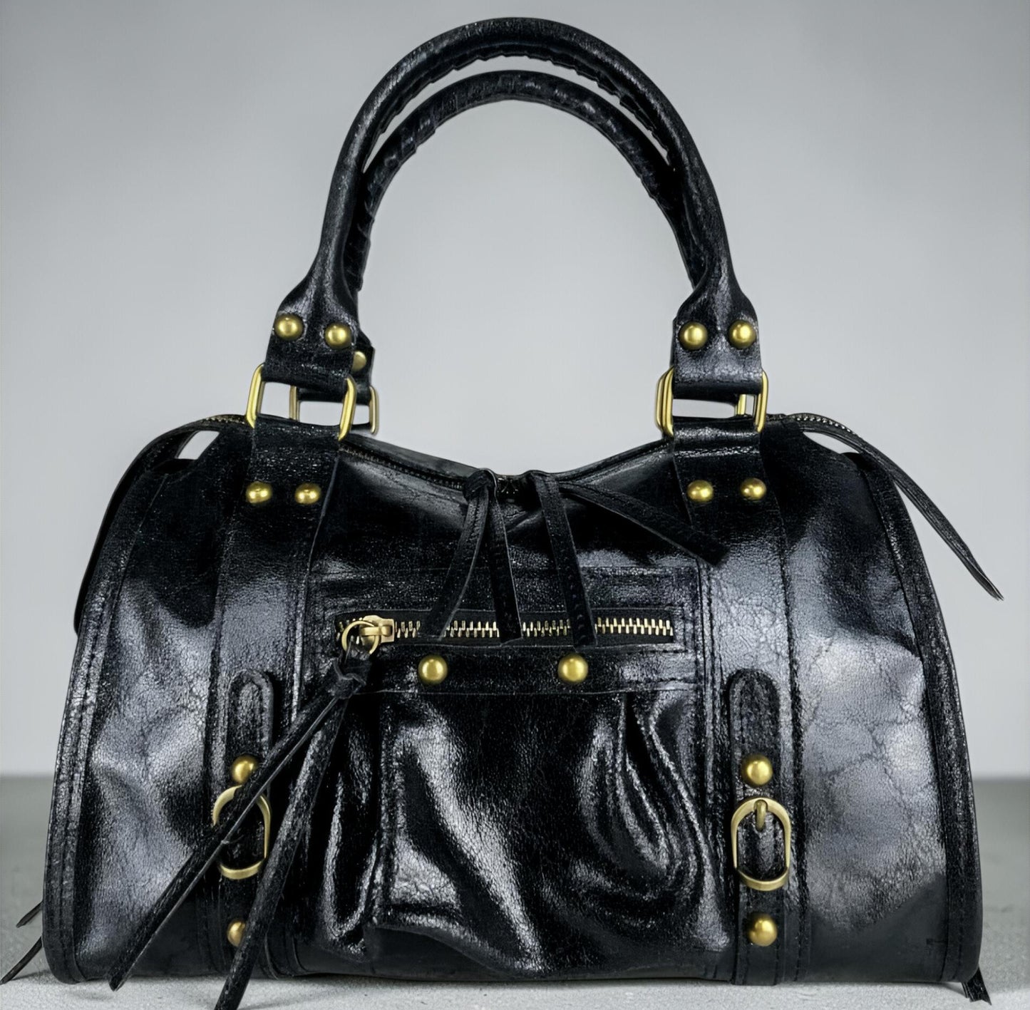 " RORY CANGIANTE Media- Large " Borsa in Pelle Spazzolata Cangiante – Eccellenza Artigianale Fiorentina