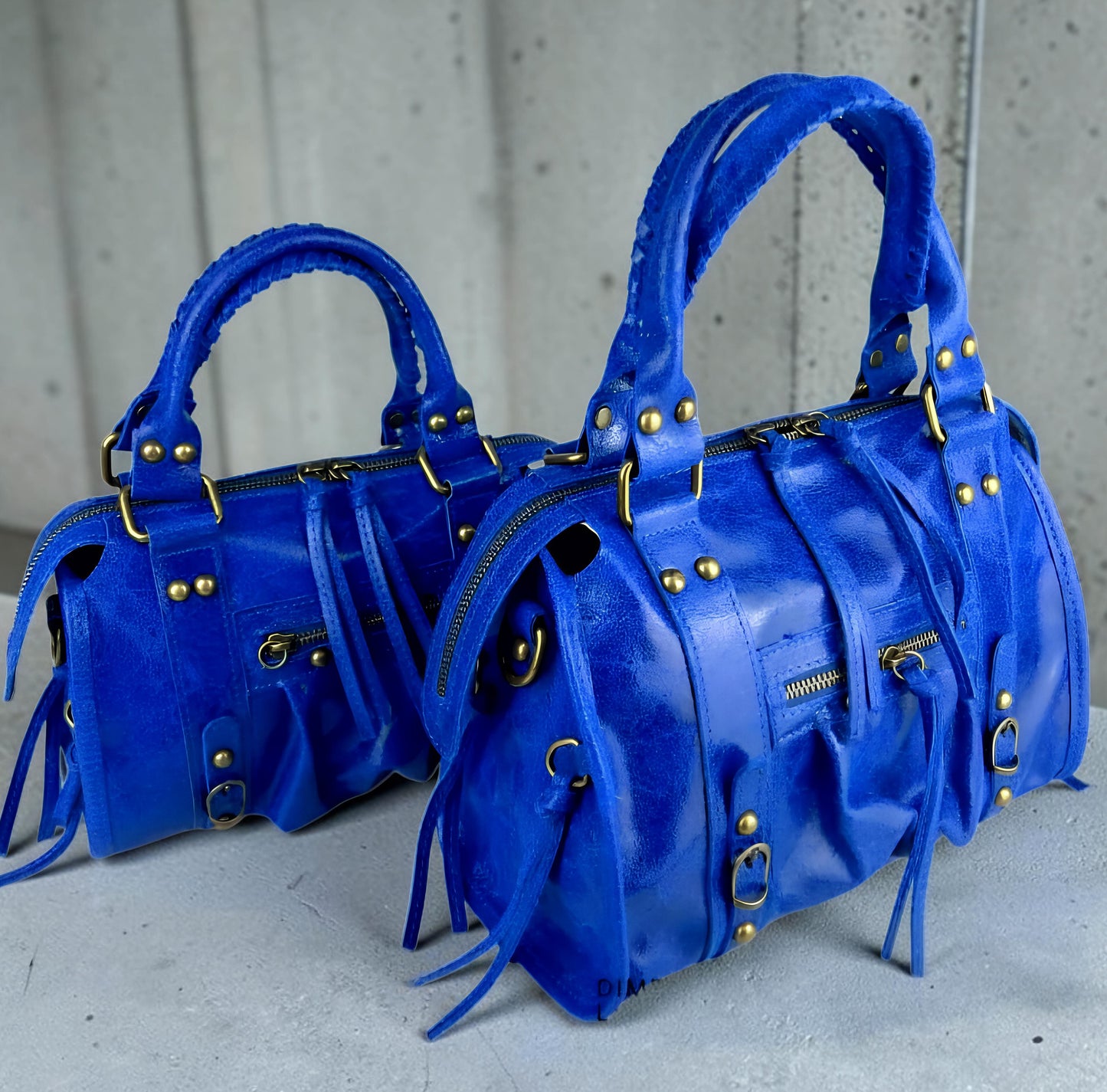 " RORY CANGIANTE Media- Large " Borsa in Pelle Spazzolata Cangiante – Eccellenza Artigianale Fiorentina