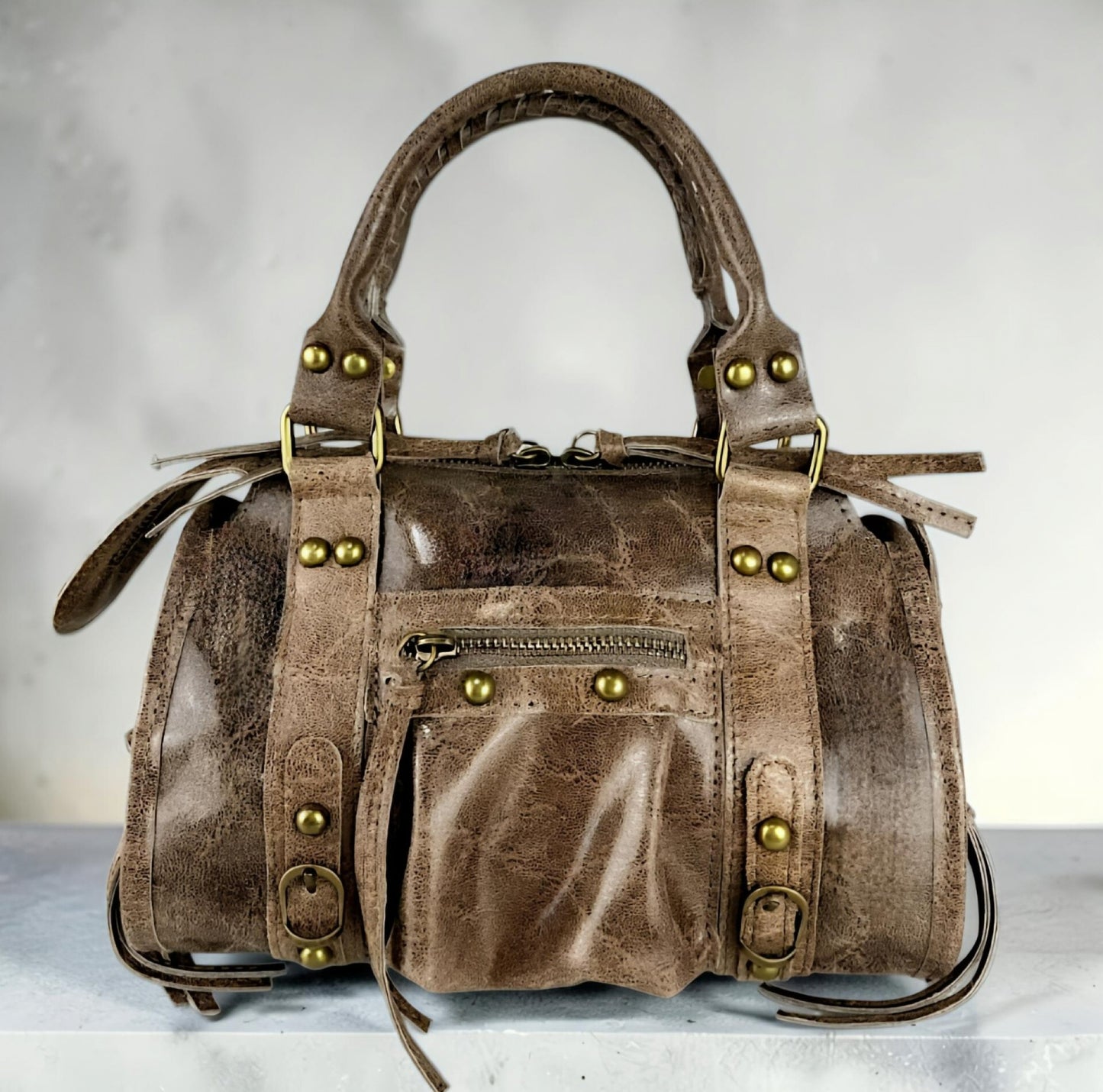 " RORY CANGIANTE Medio - Piccola " Borsa in Pelle Spazzolata Cangiante – Eccellenza Artigianale Fiorentina