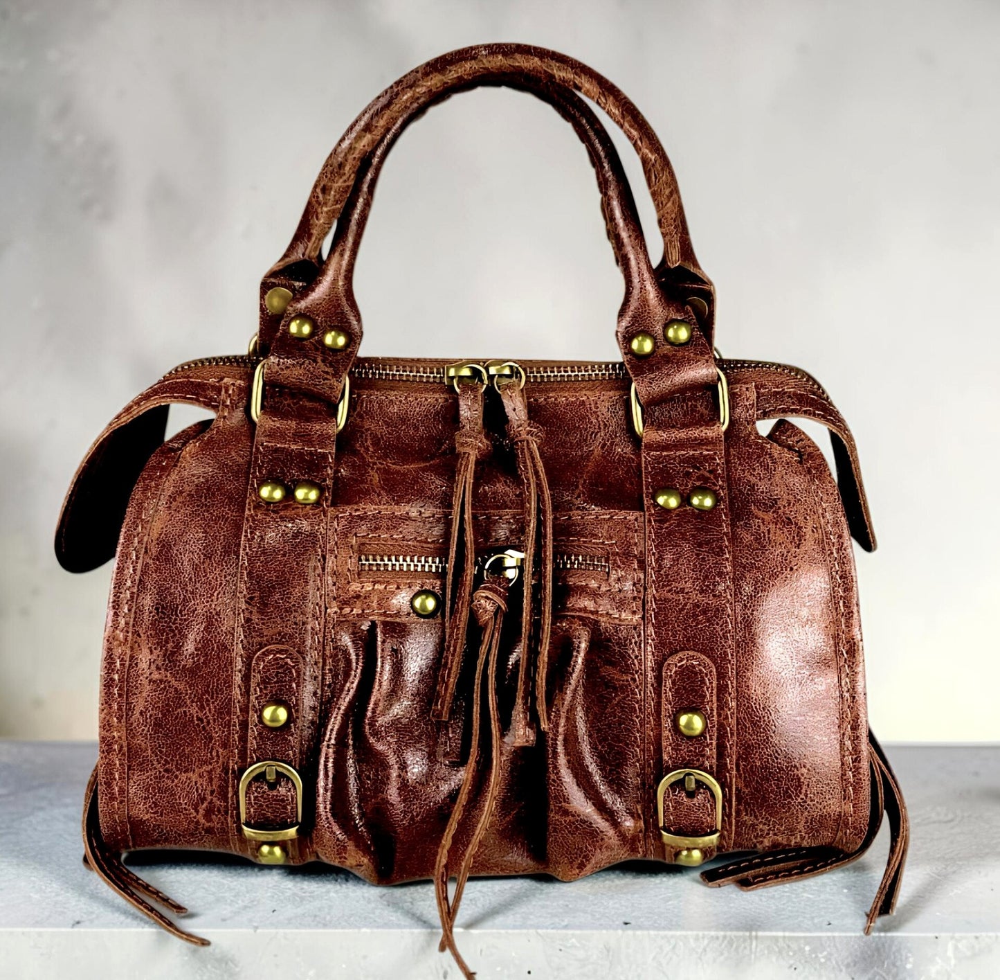 " RORY CANGIANTE Medio - Piccola " Borsa in Pelle Spazzolata Cangiante – Eccellenza Artigianale Fiorentina