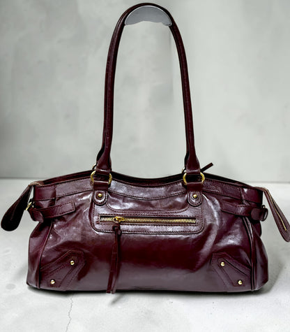 " Eloisa " Borsa a Spalla in Vera Pelle " Savage "