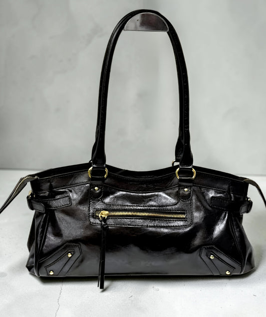 " Eloisa " Borsa a Spalla in Vera Pelle " Savage "