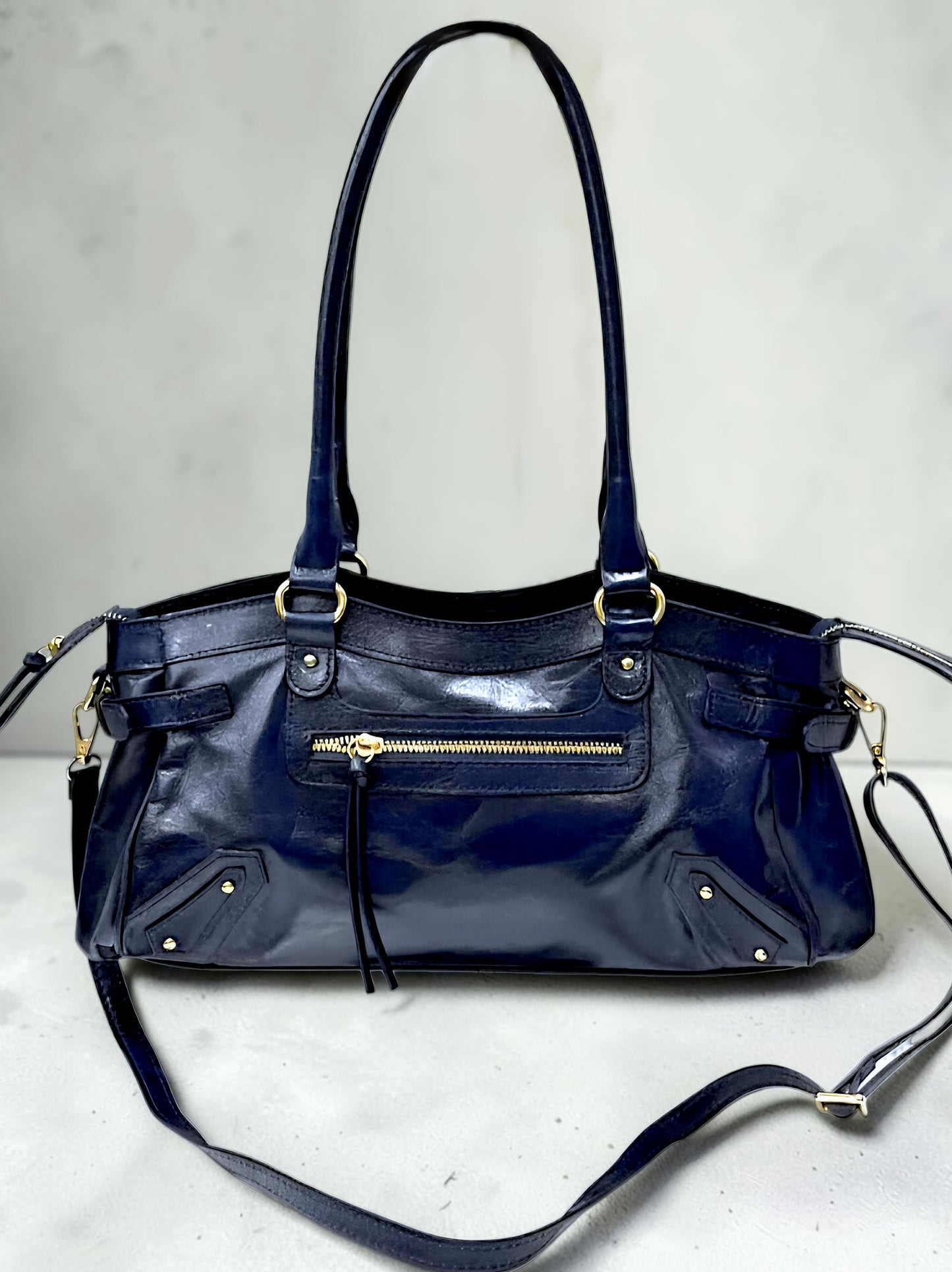 " Eloisa " Borsa a Spalla in Vera Pelle " Savage "