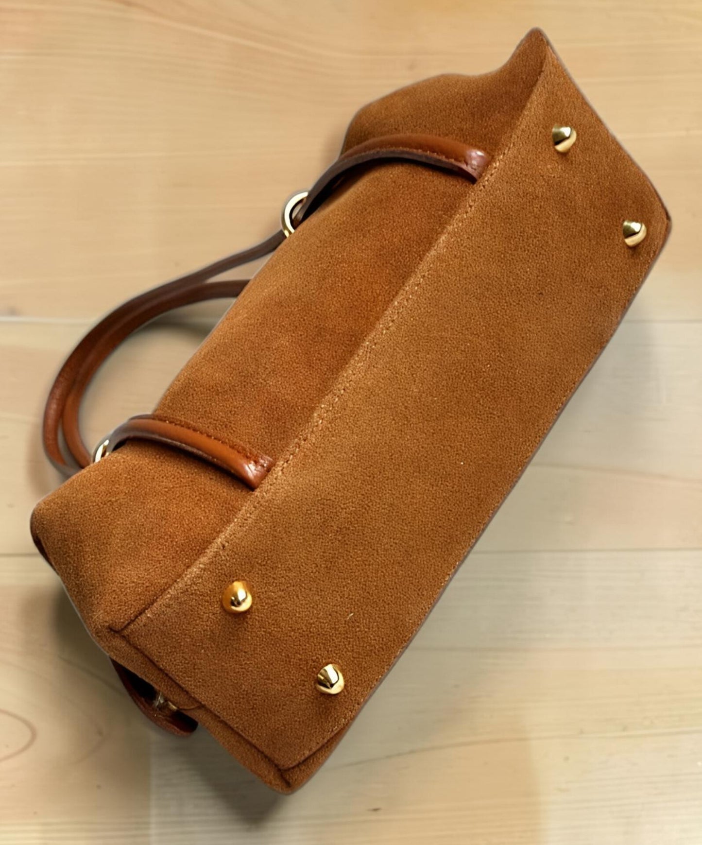 Borsa " Sofia " in Vera Pelle Suede e Dollaro – L'Eccellenza dell'Artigianato Fiorentino