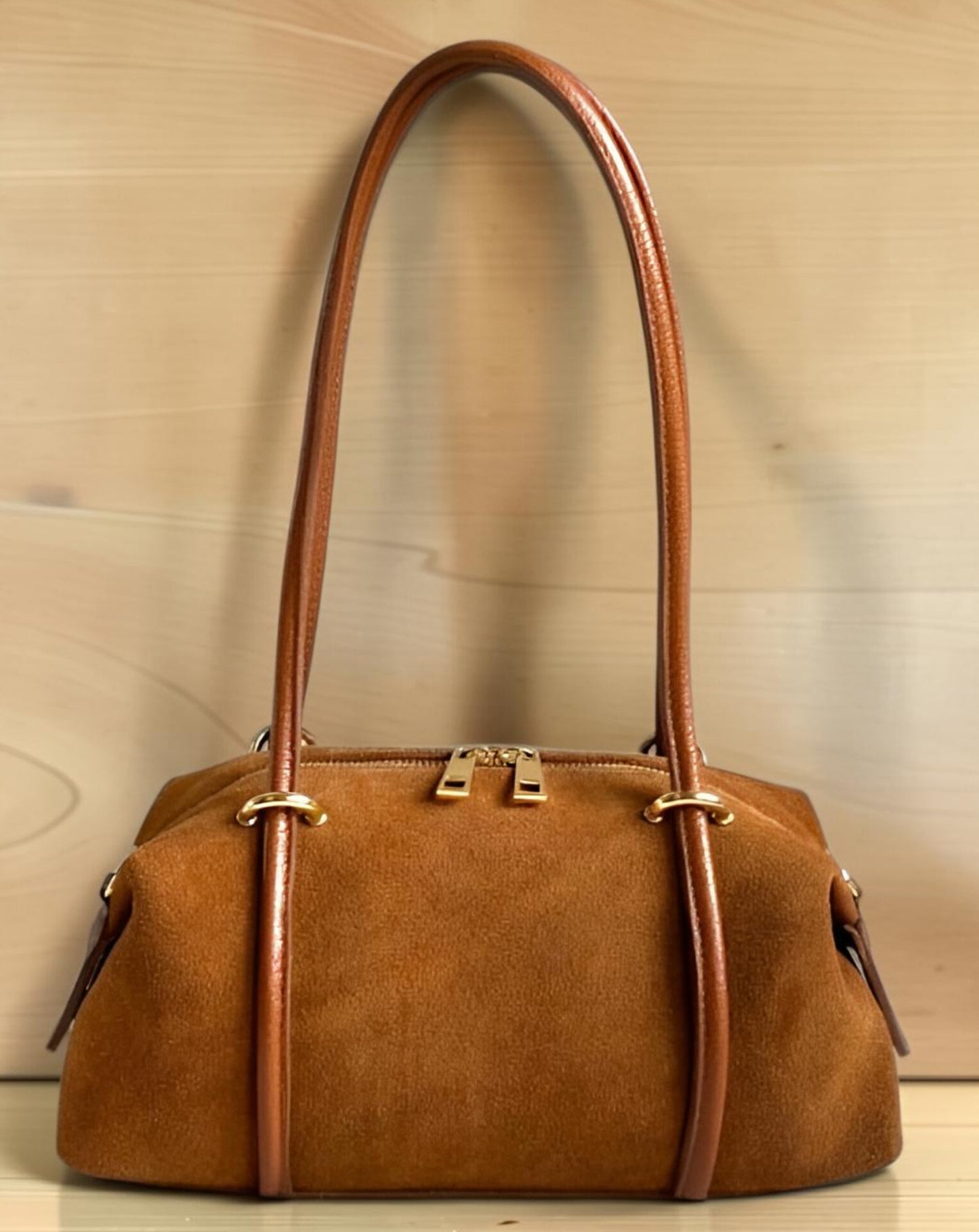Borsa " Sofia " in Vera Pelle Suede e Dollaro – L'Eccellenza dell'Artigianato Fiorentino