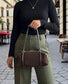 Borsa " Sofia " in Vera Pelle Suede e Dollaro – L'Eccellenza dell'Artigianato Fiorentino